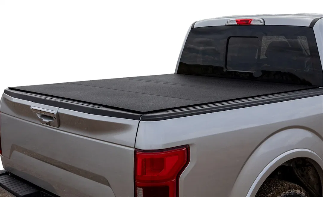 B6040069 – ACCESS Tonneau Cover, Hard Fold Low Profile 2 Folds/ 3 Panels Not Hinged In Front Black Urethane Finish Fi...